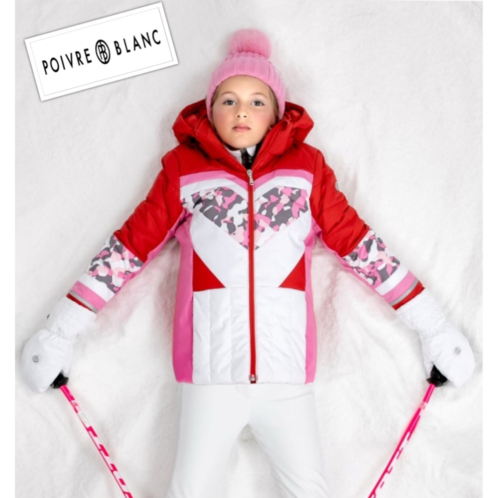 Red and Pink Kids Puffer Jacket